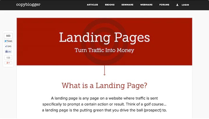 Copyblogger Landing Pages