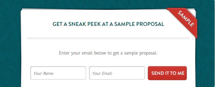 get a sneek peek at a sample proposal